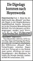 Sächsische Zeitung 25.2.2010
