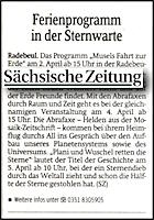 Sächsische Zeitung 27.3.2013