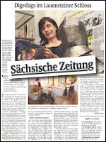 Sächsische Zeitung 27.8.2009