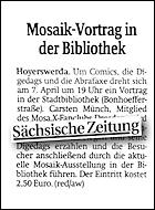 Sächsische Zeitung 31.3.2010
