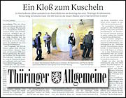 Thüringer Allgemeine 1.9.2011
