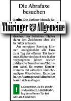Thüringer Allgemeine 5.12.2014