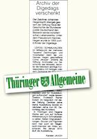 Thüringer Allgemeine 15.7.2009