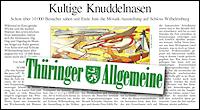 Thüringer Allgemeine 15.9.2009