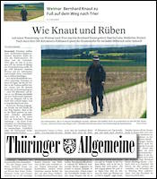 Thüringer Allgemeine Weimar 16.5.2012 S.1/WE1 Thüringer Allgemeine 16.5.2012