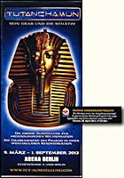 Ausstellungsflyer Tutenchamun Tutenchamun 2013