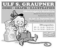 Ausstellungsanzeige von Ulf S. Graupner