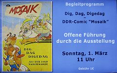 Plakat im Verkehrsmuseum Dresden Plakat zur Führung