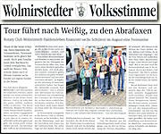 Volksstimme 20.7.2012