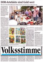 Volksstimme 20.8.2015