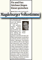 Magdeburger Volksstimme 22.5.2019