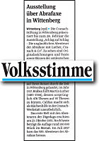 Volksstimme 26.10.2017