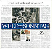 Welt am Sonntag 11.11.2012