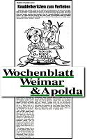 Wochenblatt Weimar & Apolda 28.2.1996