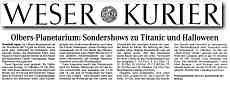 Weser-Kurier 2.10.2014