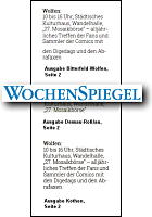 Wochenspiegel 2.11.2022