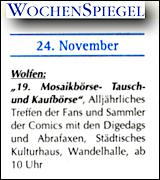 WochenSpiegel 21.11.2012